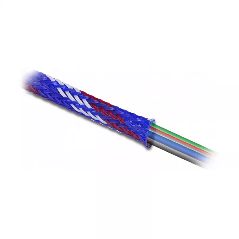 Recubrimiento de cable DeLOCK 20746 azul rojo blanco