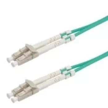 VALUE cable de fibra óptica 50/125µm OM3 - LC/LC - turquesa - 15 m