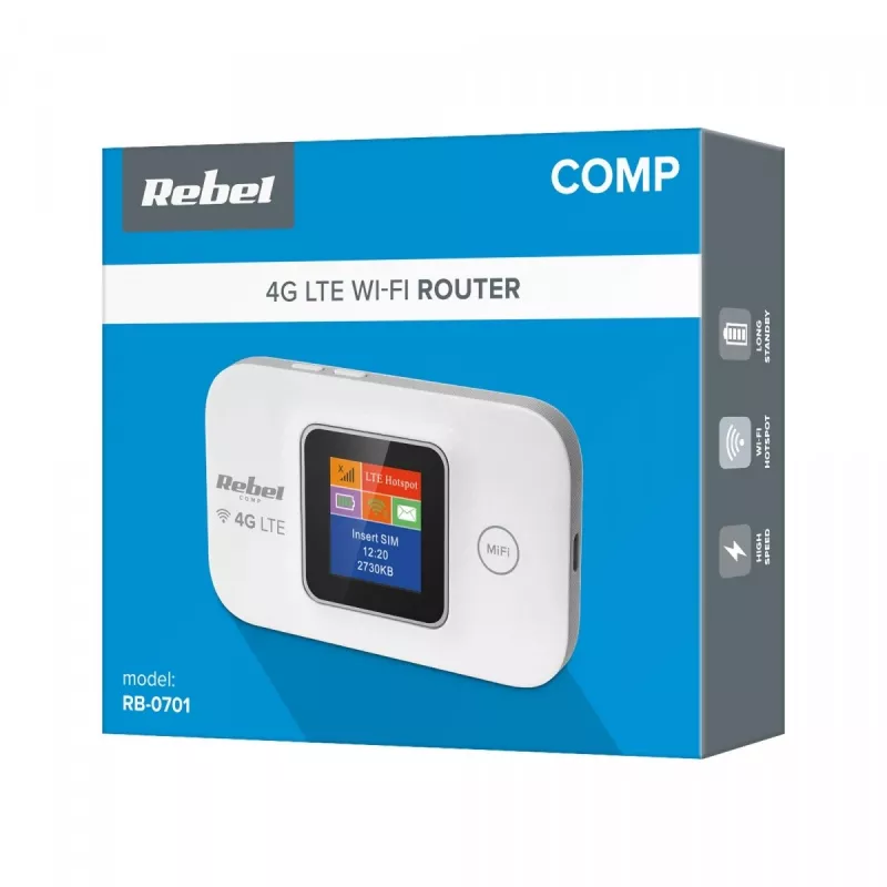 Rebel RB-0701 Router WLAN Singleband (2,4 GHz) 3G 4G