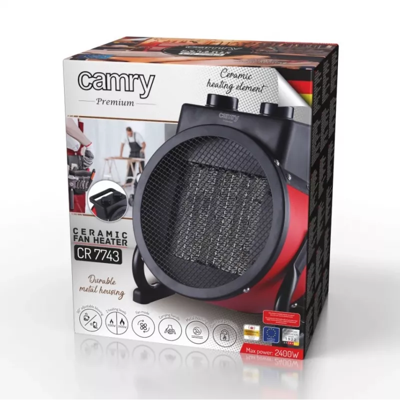 Calefactor cerámico Camry CR 7743