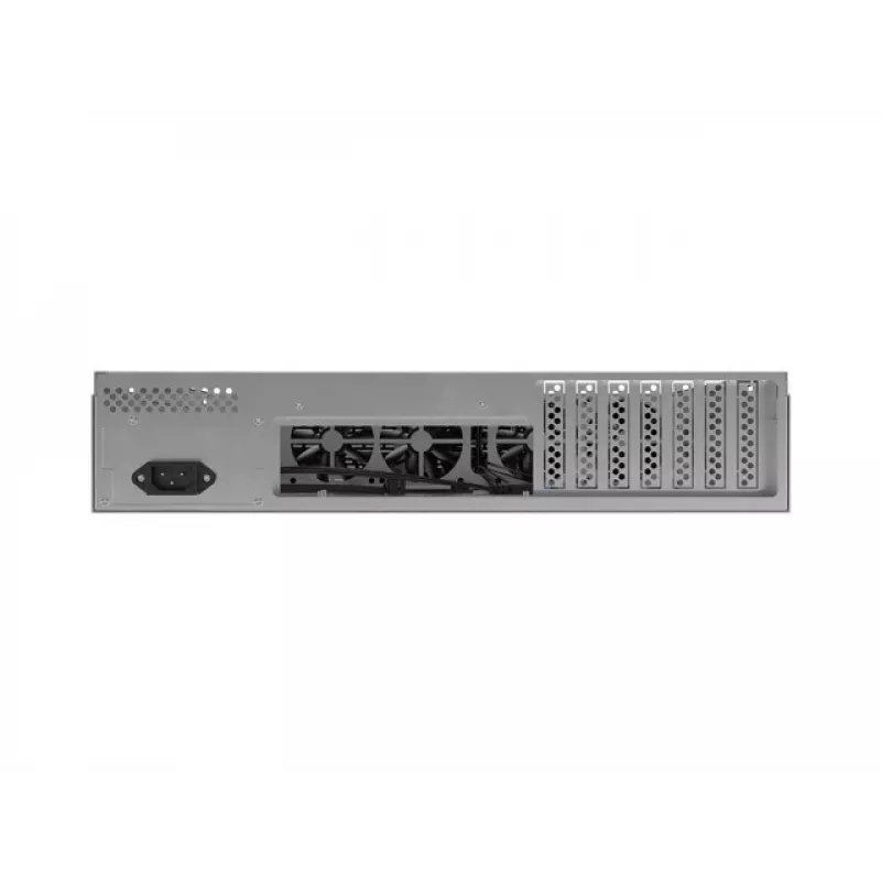 Chasis rack Lanberg SC01-6502-12B 2U negro 7 ventiladores
