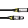 Cable XLR PSSO de 3 pines 20 m negro con conectores Neutrik