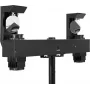 Barra de escaneo LED doble EUROLITE 51786200 con control DMX, barra de escaneo LED 2x10W