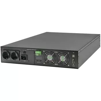 SAI Qoltec AWARYJNY DO RACK 3KVA 3000W factor de potencia 1.0 LCD EPO USB online (3VA, 3000W, SAI online de doble conversión), SAI