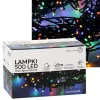 Guirnalda de luces LED Extralink 500 LEDs multicolor, 25 m, interior/exterior, modelo EX.73318