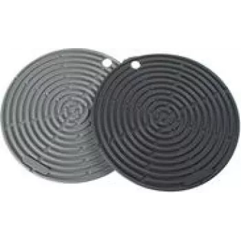 Salvamanteles / posavasos Lurch 70264, gris, pack de 2
