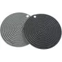 Salvamanteles / posavasos Lurch 70264, gris, pack de 2