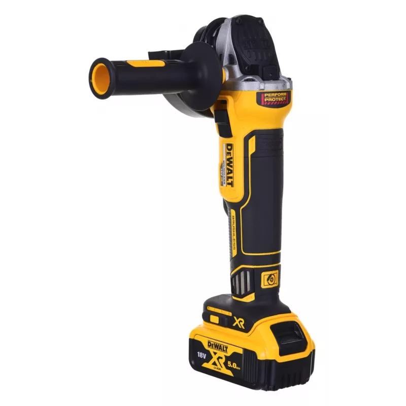 Set combinado para herramientas eléctricas DeWALT DCK2080P2T-QW — 18V Li‑Ion 5Ah (2x), amoladora angular DCG405, taladro atornillador, rosca de plato de lijado M14, maletín de transporte