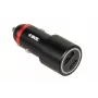 Cargador iBox ICC20 para dispositivos móviles smartphone, smartwatch, tablet negro mechero de coche carga rápida coche