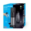 Máquina de soda SodaStream DUO negro acero inoxidable