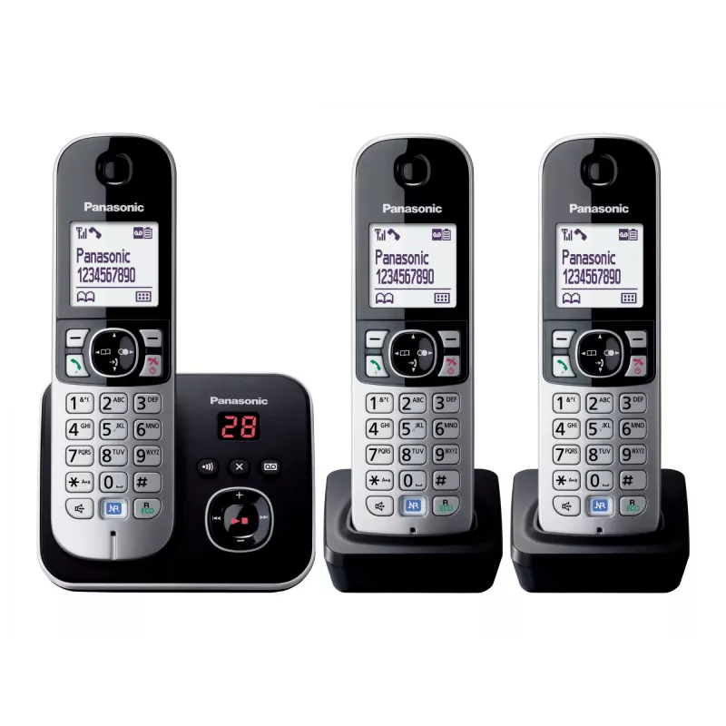 Teléfono DECT Panasonic KX-TG6823GB