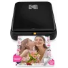 Impresora fotográfica instantánea móvil Kodak STEP Color ZINK 2x3'' 1 ppm, Bluetooth, Negro