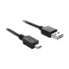 Cable USB DeLOCK 85554 USB 2.0 2 m USB A Mini-USB B negro