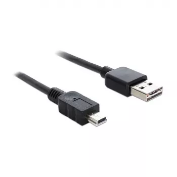 Cable USB DeLOCK 85554 USB 2.0 2 m USB A Mini-USB B negro