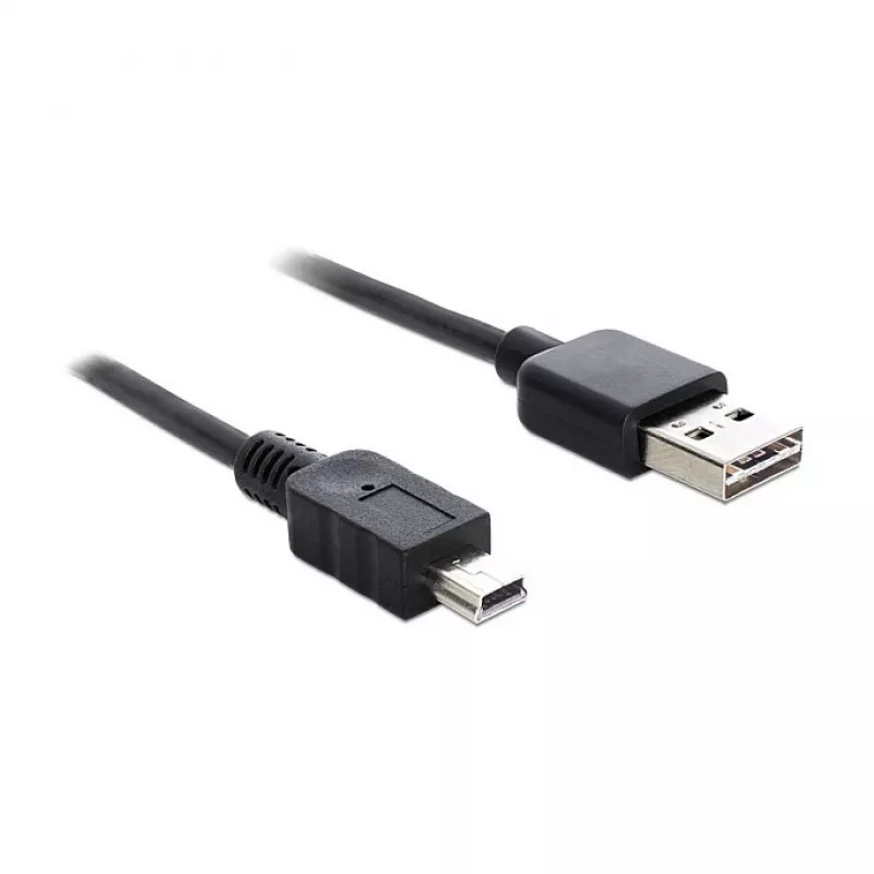 Cable USB DeLOCK 85554 USB 2.0 2 m USB A Mini-USB B negro