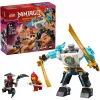 LEGO NINJAGO Set 71827 Mech traje de combate de Zane, 92 piezas, 2 minifiguras, altura 100 mm, edad 6+
