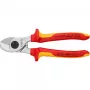 Knipex 95 16 165 cizalla para cables aislada, 165 mm