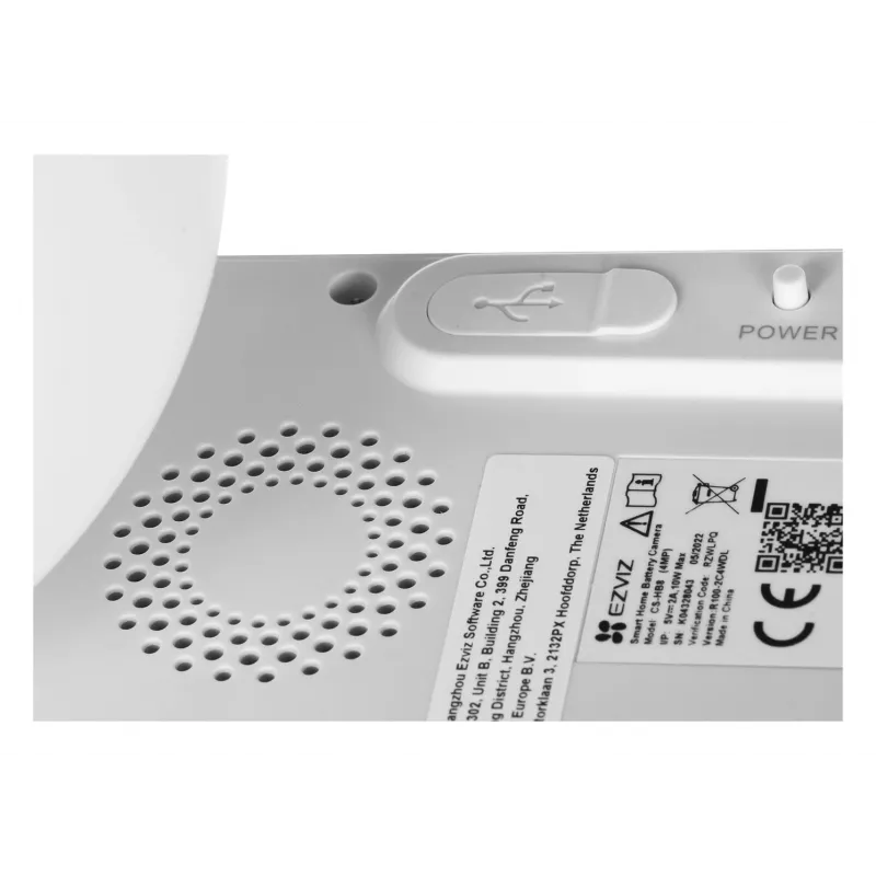 Cámara IP de vigilancia EZVIZ HB8 4MP (2560×1440), exterior, PTZ, Wi‑Fi, batería/DC, panel solar incluido