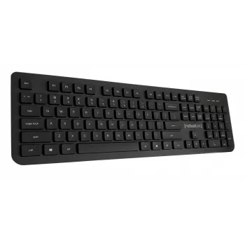 Teclado USB con cable de tamaño completo Rebeltec Spiro RBLKLA00041 — negro