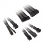 Kolink Core Adept kit de extensión de cables trenzados, negro/gris plomo