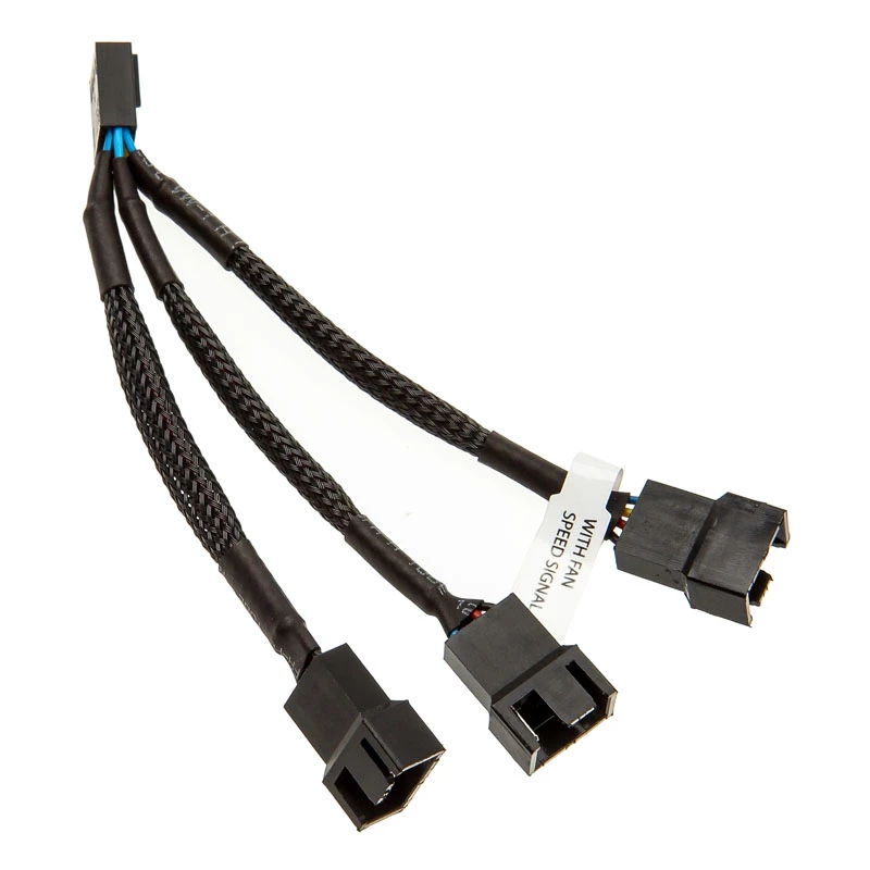 EK Water Blocks EK-Cable Divisor en Y para 3 ventiladores PWM de 4 pines 10 cm