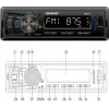 Receptor de radio FM para coche PRIME3 CRA21 BT Bluetooth con sintonizador FM y conectividad Bluetooth