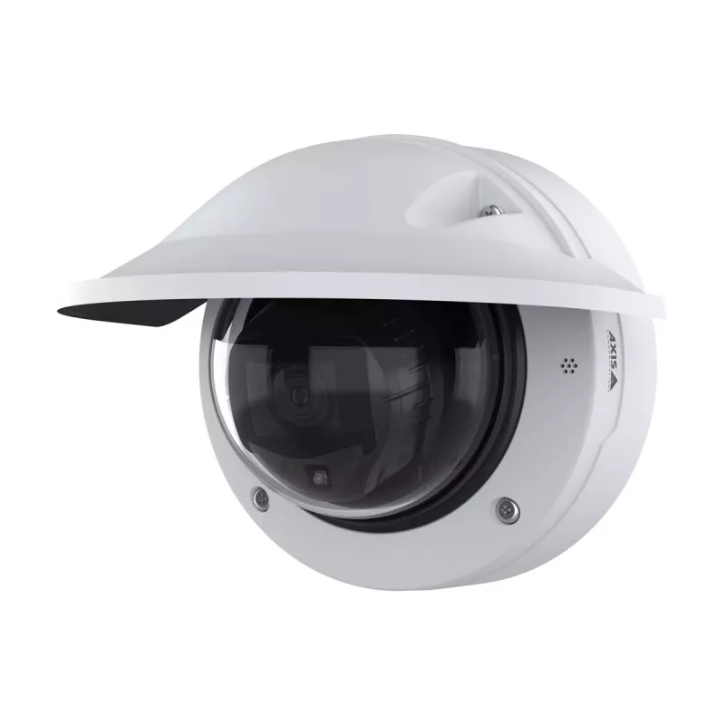 Cámara de seguridad IP domo Axis P3287-LVE, 5MP, varifocal 3-8,5 mm, 0,02 lux, interior/exterior, antivandálica, techo/pared