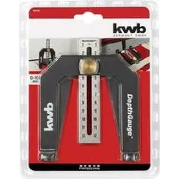 Calibre KWB 092100 herramienta de medición universal con escala métrica y en pulgadas