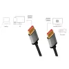 LogiLink CDA0106 Cable DisplayPort Negro Gris 3 M