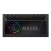 Gamemax fuente de alimentación, 80 PLUS, Gold | RGB 1050G | 1050 W
