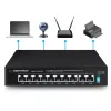 Switch PoE Esperanza ENS106 de 10 puertos 10/100 96 W