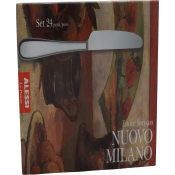 Juego de cubiertos Alessi Nuovo Milano 1 pza. acero inoxidable 5180S24M