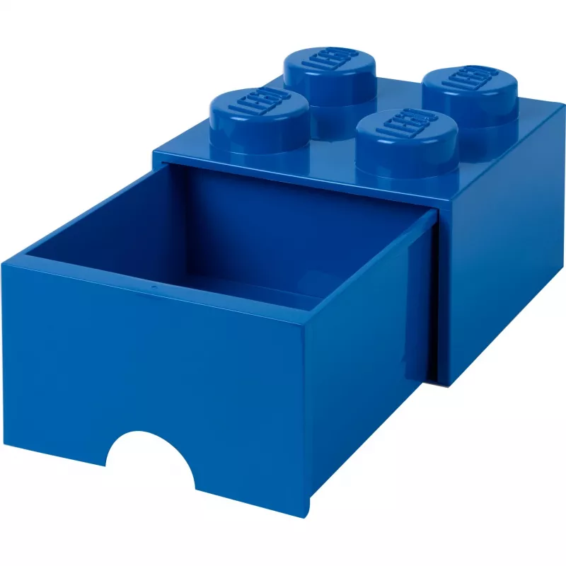 Cajón LEGO Brick Drawer 4 azul, caja de almacenamiento azul