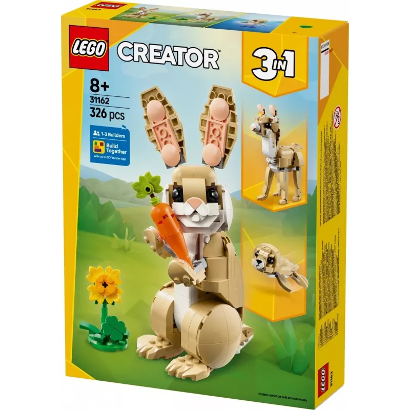 LEGO CREATOR 3 EN 1 31162 Conejito adorable