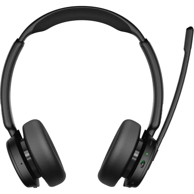 Epos Impact 500, Auricular binaural (ambos oídos), Bluetooth ANC, certificado MS Teams, incl. Dongle USB-C con adaptador USB-A