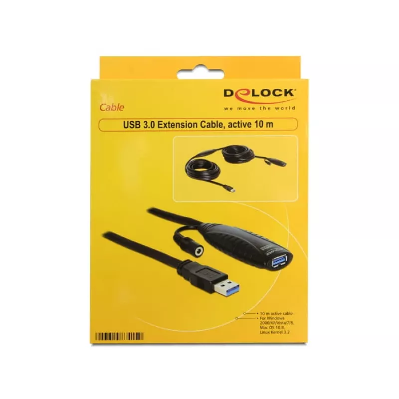 Cable USB DeLOCK USB3.0-A - USB3.0-A 10m