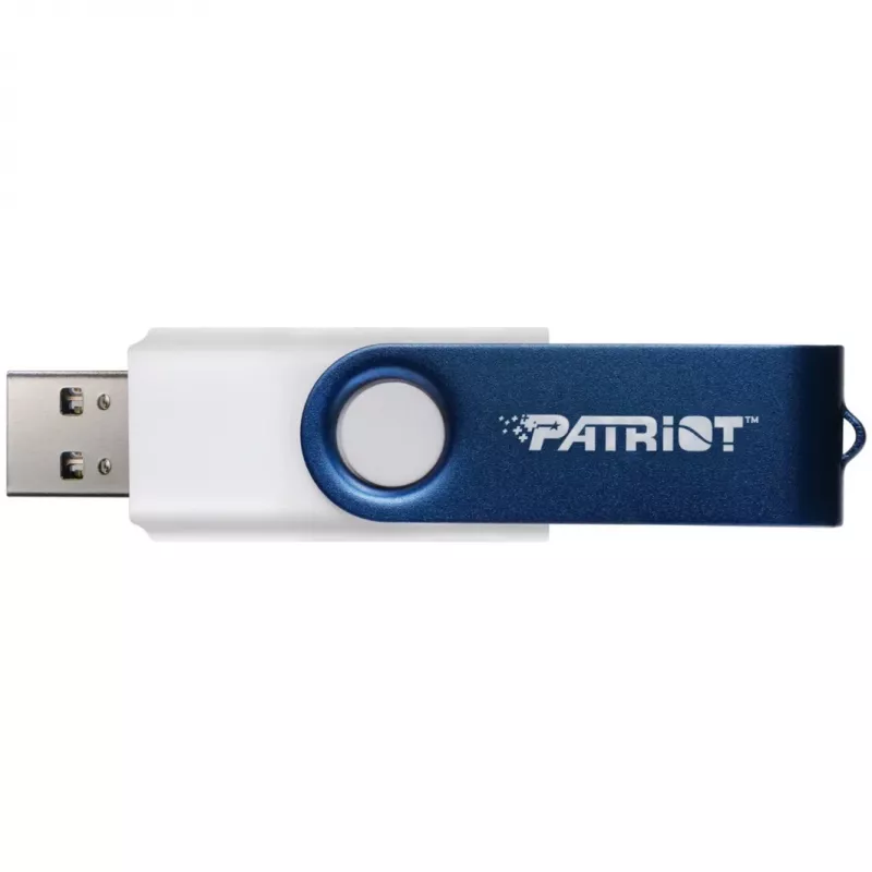Memoria USB PATRIOT Xporter X550 128 GB, interfaz dual USB-A y USB-C 3.2 Gen 1, azul/blanco