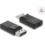 Delock 61074 adaptador de DisplayPort a Mini DisplayPort, 8K, HDR, HDCP, bidireccional