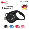 Flexi New CLASSIC 5 m negro Correa retráctil para perros