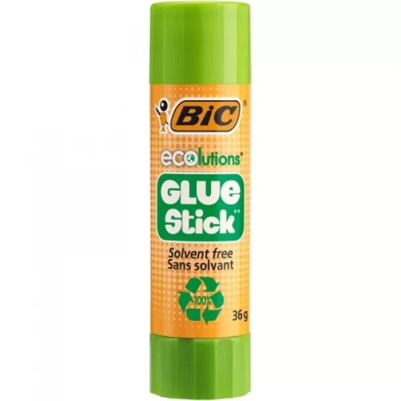 Barra de pegamento BIC ECO GLUSTIC 36 g — barra de pegamento BIC 36 g