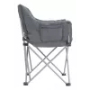 Silla de camping Outwell 470474 — silla plegable de 4 patas, capacidad de carga máxima 150 kg, negro/gris