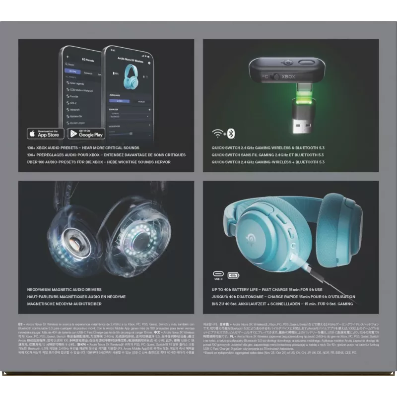 Auriculares Steelseries Arctis Nova 3X