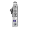 Protector contra sobretensiones Qoltec 50270 Gris 5 tomas AC 230V