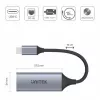 Tarjeta de red Unitek U1312A, IEEE 802.3, gris, cable de 0,5 m