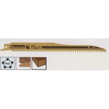 MAKITA HOJA DE SIERRA PARA SIERRA SABLE HCS 203x1,0mm /5 uds. MADERA (RÁPIDO)