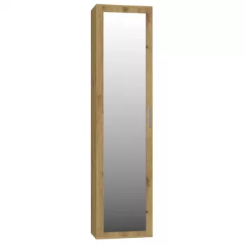 Top e Shop DUO SZAFKA ARTISAN – marco roble, 2 estantes, 1 puerta, 500×350×1800 mm