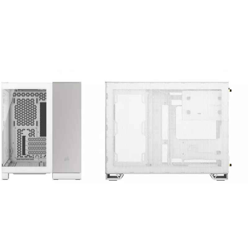 Caja de PC Corsair CC-9011289-WW semitorre gris, blanca