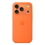 Funda de silicona Apple iPhone 17 Pro MagSafe naranja