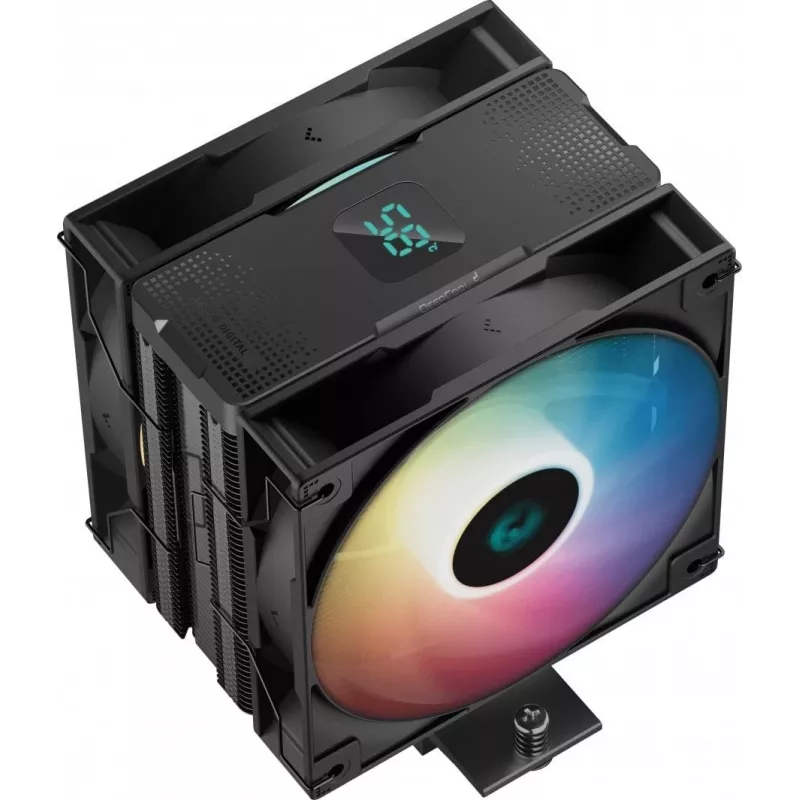DeepCool AG400 Digital Plus Disipador de aire para procesador 12 cm negro 1 unidad