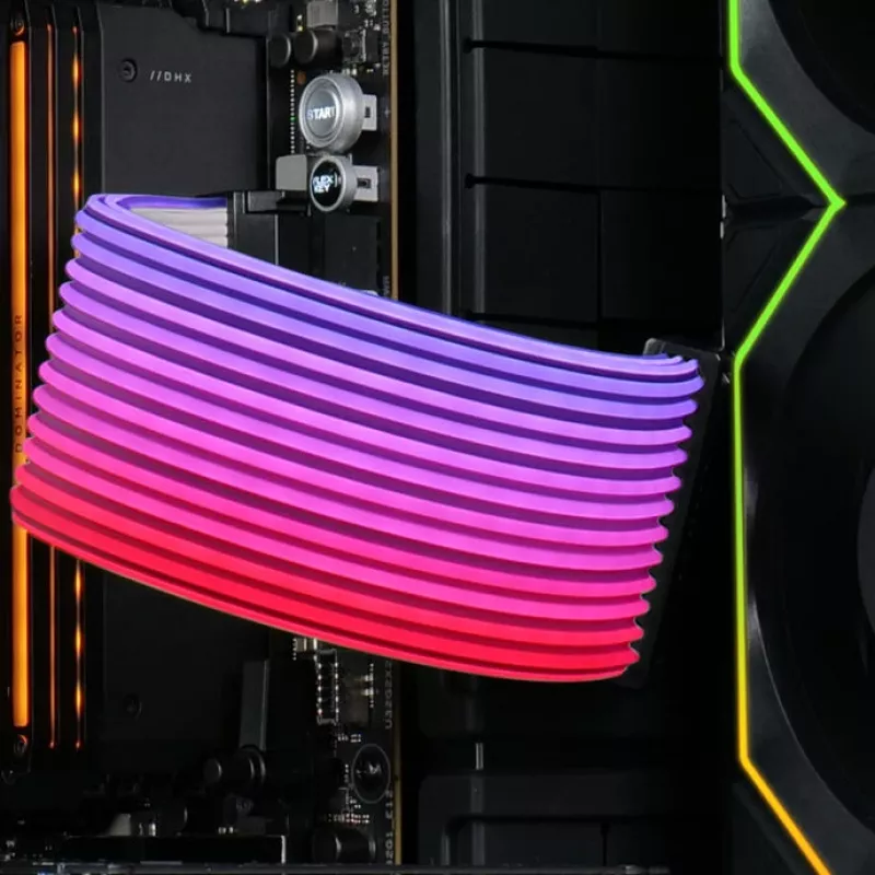 Lian Li Strimer Wireless G89.PW24-1W.00 cable RGB de 24 pines para placa base